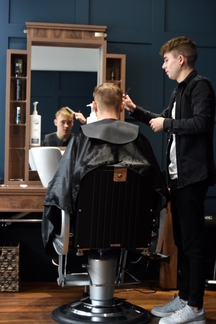CR0013801 Society feature on Mens hair at West With Style, Westhill. Picture by Jim Irvine  5-9-19